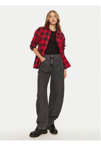 Champion Koszula 117471 Czerwony Regular Fit. Kolor: czerwony. Materiał: bawełna