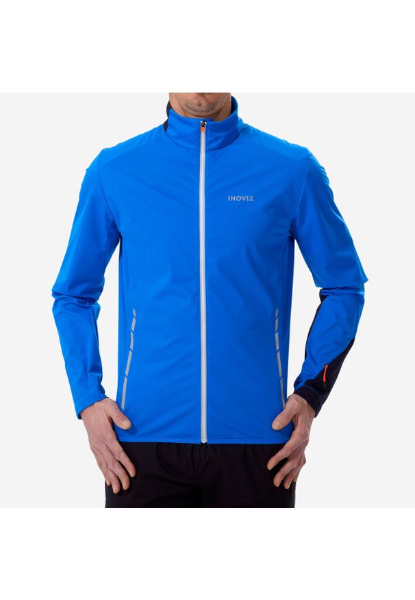 INOVIK - Bluza do narciarstwa biegowego męska Inovik XC S 500 soft. Kolor: niebieski. Materiał: materiał. Sport: narciarstwo