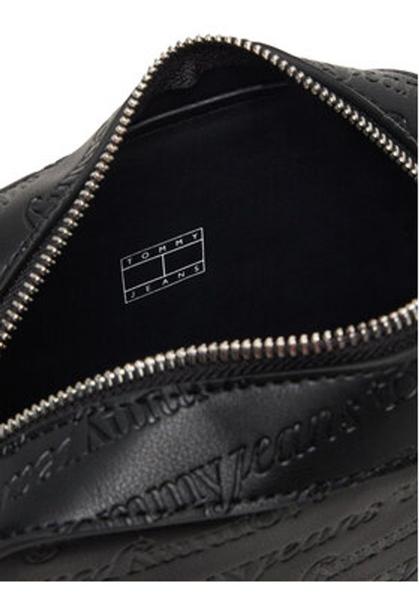 Tommy Jeans Torebka Tjw Must Aop Camera Bag AW0AW17865 Czarny. Kolor: czarny. Materiał: skórzane