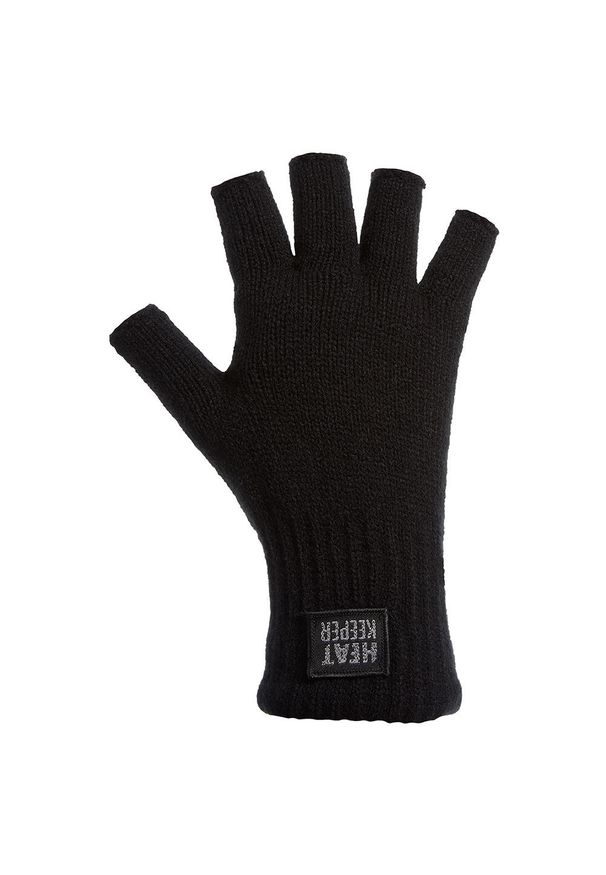 HEAT KEEPER - Rękawice termiczne Heat Keeper bez palców. Kolor: czarny. Sport: turystyka piesza