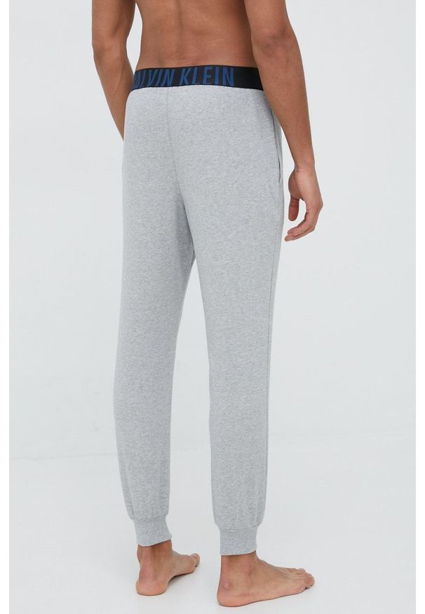 Calvin Klein Underwear spodnie dresowe męskie kolor szary gładkie. Kolor: szary. Materiał: dresówka. Wzór: gładki