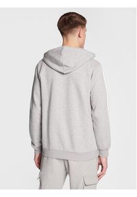 Adidas - adidas Bluza 3-Stripes ED5969 Szary Regular Fit. Kolor: szary. Materiał: syntetyk, bawełna #2