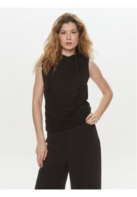 Brave Soul Bluza LSS-605FALLONBLK Czarny Straight Fit. Kolor: czarny. Materiał: bawełna #1