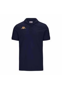 Koszulka polo dla dzieci Kappa Gastio. Typ kołnierza: polo. Kolor: niebieski. Długość rękawa: krótki rękaw. Długość: krótkie. Wzór: nadruk. Styl: elegancki