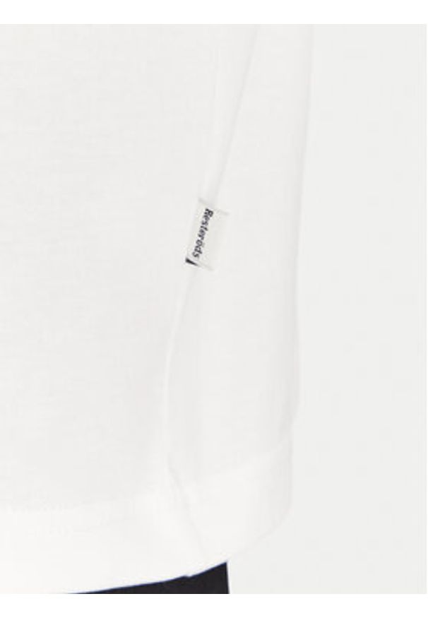 Resteröds T-Shirt Tas 20251 2030 Biały Regular Fit. Kolor: biały. Materiał: bawełna