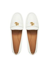 Lauren Ralph Lauren - LAUREN RALPH LAUREN Mokasyny 802852847024 Biały. Kolor: biały. Materiał: skóra