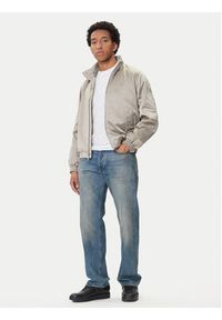 Calvin Klein Jeans Kurtka bomber Harrington LV04RC516G Beżowy Regular Fit. Kolor: beżowy. Materiał: syntetyk
