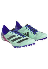 Adidas - Buty kolce do biegania adidas Adizero Finesse M GV9091 zielone. Zapięcie: sznurówki. Kolor: zielony. Materiał: syntetyk. Sport: bieganie #6