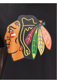 47 Brand T-Shirt NHL Chicago Blackhawks Imprint '47 Echo Tee HH004TEMIME544230JK Czarny Regular Fit. Kolor: czarny. Materiał: bawełna #3