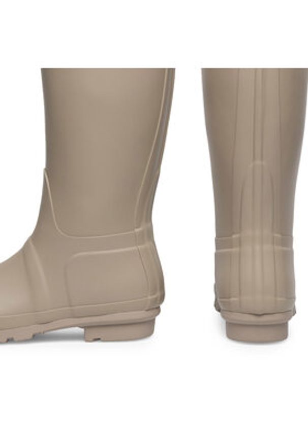 Hunter Kalosze HFW-004 Beżowy. Kolor: beżowy. Materiał: kauczuk