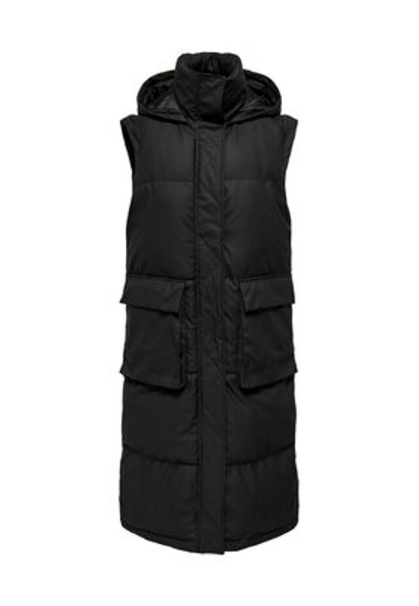 only - ONLY Kurtka zimowa 15299137 Czarny Relaxed Fit. Kolor: czarny. Materiał: syntetyk. Sezon: zima
