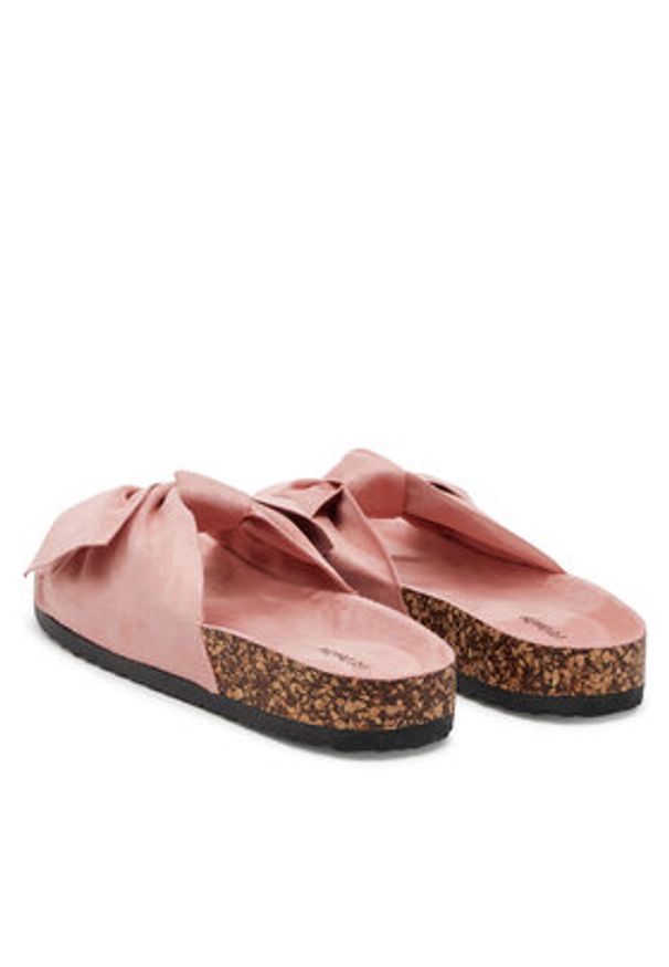 DeeZee Klapki E998-1 Różowy. Kolor: różowy. Materiał: materiał