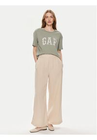 GAP - Gap T-Shirt 875093-00 Zielony Relaxed Fit. Kolor: zielony. Materiał: bawełna #5