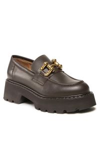 Badura Loafersy 222FW68 Brązowy. Kolor: brązowy. Materiał: skóra #1