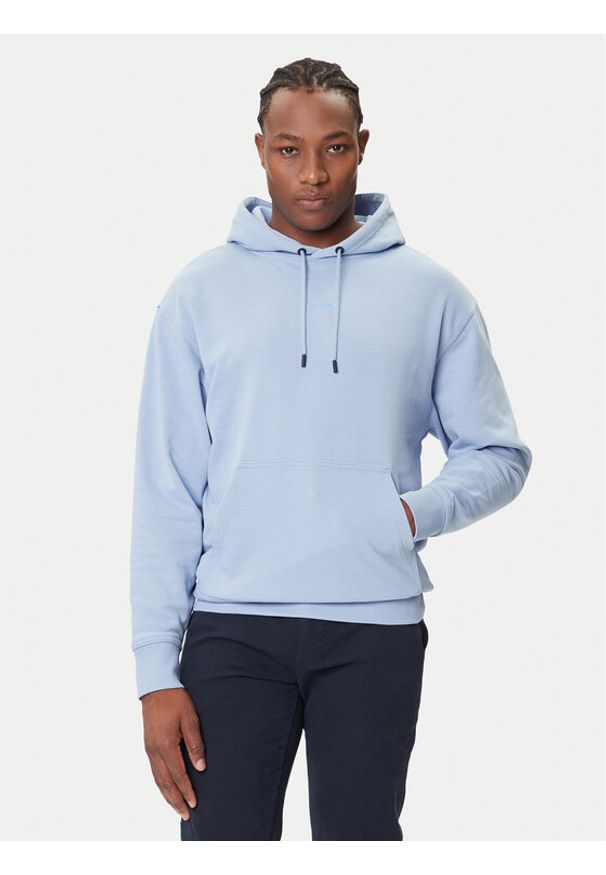 BOSS Bluza WeSmallhood 50514530 Niebieski Regular Fit. Kolor: niebieski. Materiał: bawełna