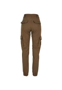 Urban Classics - Spodnie Damskie Twill Utility. Kolor: zielony