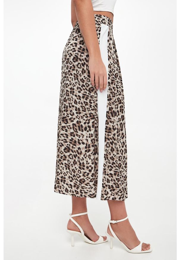Sportalm - Spódnica midi ze zwierzęcym wzorem SPORTALM. Wzór: motyw zwierzęcy