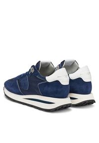 Philippe Model Sneakersy TKLU W005 Granatowy. Kolor: niebieski. Materiał: skóra, zamsz #6