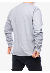 Koszulka z długim rękawem męska Carhartt Sleeve Logo T-Shirt L/S. Kolor: szary. Długość rękawa: długi rękaw. Długość: długie