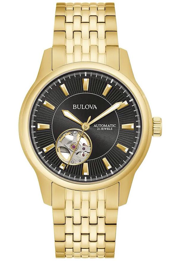 Zegarek Bulova Zegarek męski Bulova 97A168 złoty. Kolor: złoty