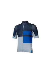 ENDURA - Koszulka rowerowa męska Endura FS260 Print S/S ink. Kolor: niebieski. Wzór: nadruk. Sport: kolarstwo