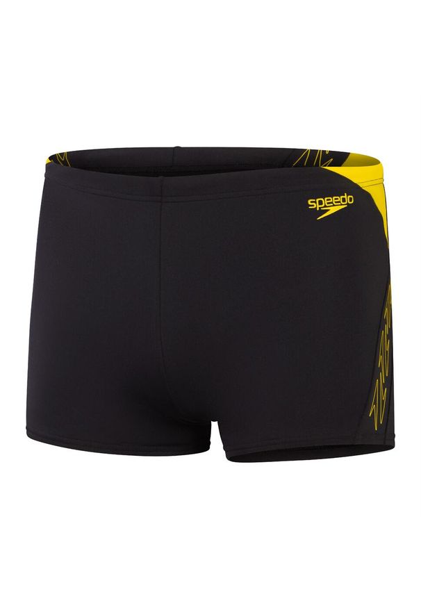 Kąpielówki męskie spodenki kąpielowe Speedo HyperBoom Splice. Kolor: czarny, wielokolorowy, żółty