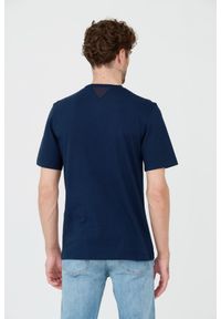 Aeronautica Militare - AERONAUTICA MILITARE Granatowy bawełniany męski t-shirt, Rozmiar M. Kolor: niebieski. Materiał: bawełna #3