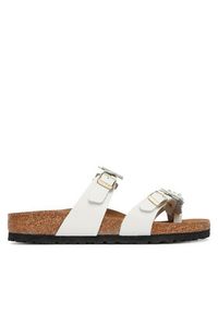 Birkenstock Japonki Mayari Flowe Embellishment 1032060 Biały. Kolor: biały. Materiał: skóra #4