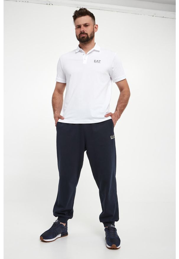 EA7 Emporio Armani - Polo męskie EA7 EMPORIO ARMANI. Typ kołnierza: polo