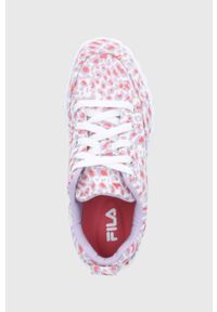 Fila Tenisówki Sandblast damskie kolor różowy. Nosek buta: okrągły. Zapięcie: sznurówki. Kolor: fioletowy. Materiał: guma. Obcas: na platformie