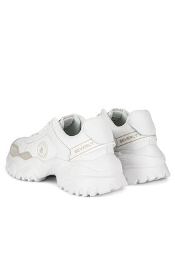 Beverly Hills Polo Club Sneakersy WFA3160-1 Biały. Kolor: biały. Materiał: skóra