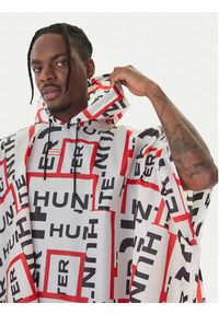 Hunter Ponczo HARU0006261 Biały Regular Fit. Kolor: biały. Materiał: syntetyk #5