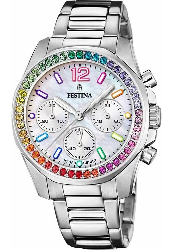 Zegarek Festina Zegarek damski Festina F20606-2 srebrny. Kolor: srebrny
