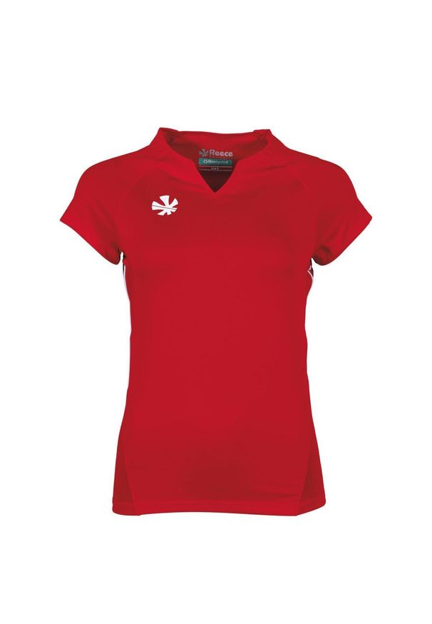 REECE - Koszulka polo dla dziewczynki Reece Australia Rise. Typ kołnierza: polo. Kolor: czerwony. Materiał: materiał. Sport: piłka nożna
