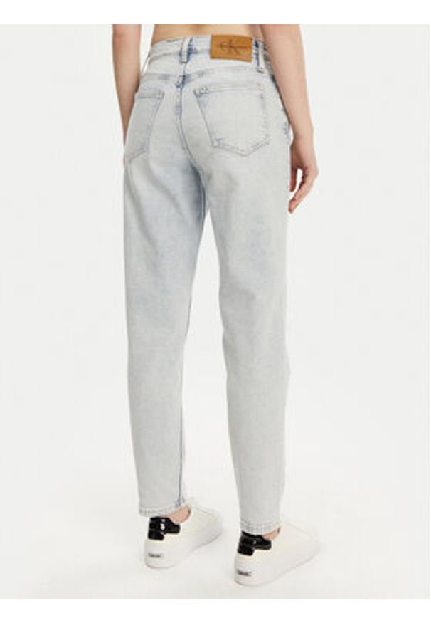Calvin Klein Jeans Jeansy J20J225139 Niebieski Mom Fit. Kolor: niebieski