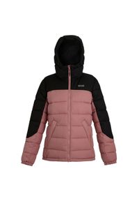 Regatta - Pikowana Kurtka Damska Aldthorn. Kolor: różowy, wielokolorowy, czarny. Sport: turystyka piesza #1