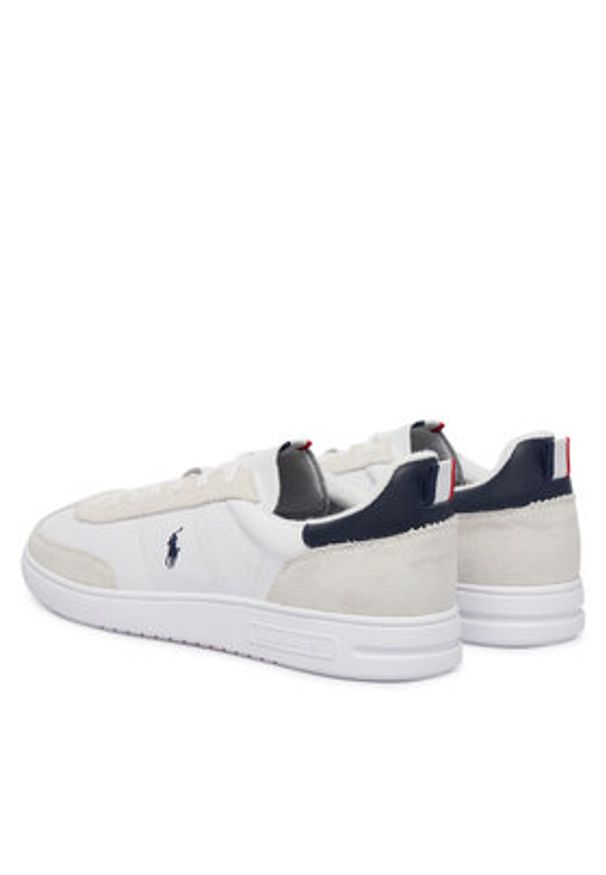 Polo Ralph Lauren Sneakersy 809P01619001 Biały. Kolor: biały. Materiał: skóra