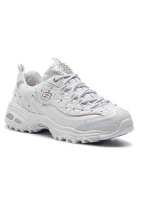 skechers - Skechers Sneakersy D'lites Glamour Feels 13087/WSL Biały. Kolor: biały. Materiał: skóra #7