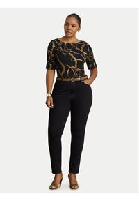 Lauren Ralph Lauren - LAUREN RALPH LAUREN Bluzka Judy 200P13948001 Czarny Regular Fit. Kolor: czarny. Materiał: bawełna #3