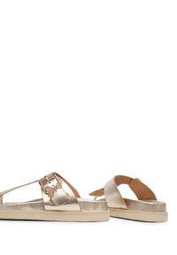 Patrizia Pepe Japonki PPJ405.27 Złoty. Kolor: złoty. Materiał: skóra #5