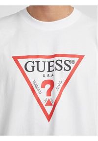 Guess Jeans T-Shirt 165535 Biały Classic Fit. Kolor: biały