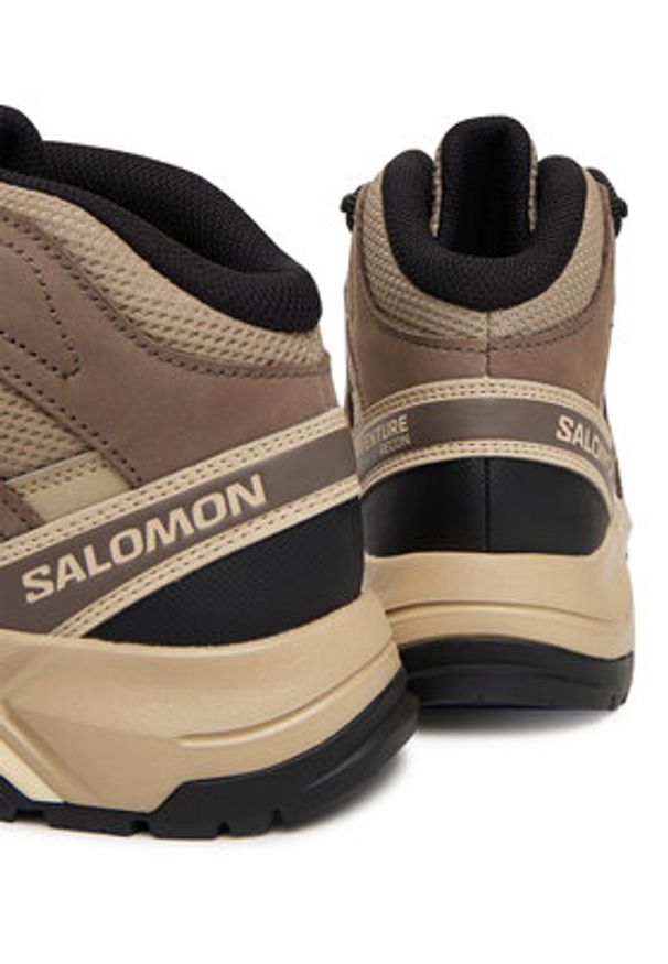 salomon - Salomon Trekkingi X-Adventure Recon Mid Gore-Tex L47815200 Brązowy. Kolor: brązowy. Materiał: materiał