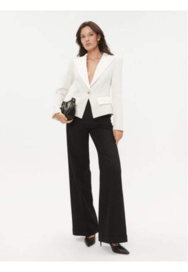 Babylon Marynarka T_S00714 Écru Regular Fit. Materiał: syntetyk