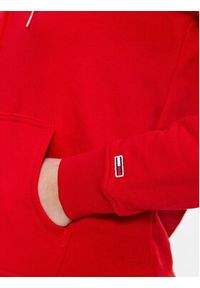 Tommy Jeans Bluza Serif Linear DW0DW15649 Czerwony Regular Fit. Kolor: czerwony. Materiał: bawełna, syntetyk #4