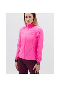 Kurtka wiatroszczelna damska Silvini Vetta odpinane rękawy. Kolor: różowy. Materiał: softshell. Sport: turystyka piesza