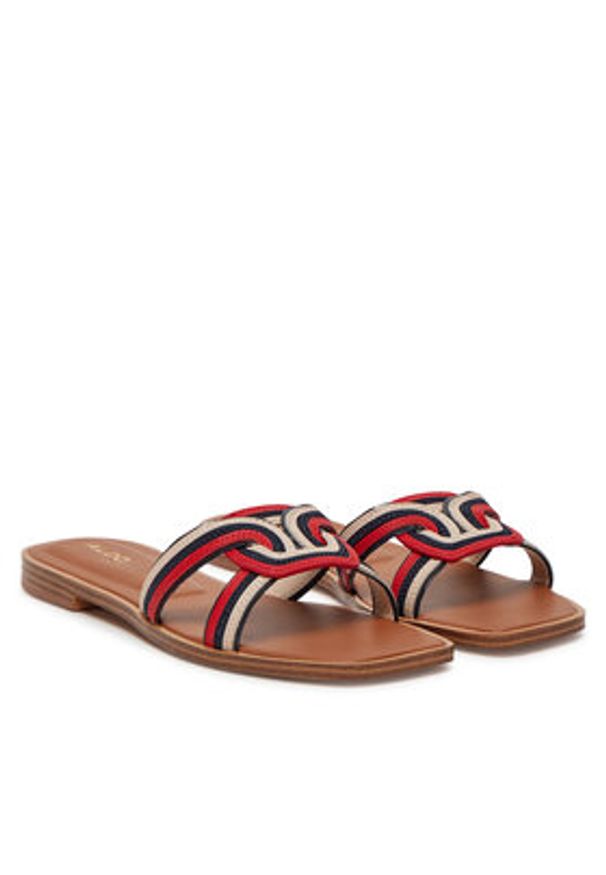 Aldo Klapki Erok 13966816 Kolorowy. Materiał: skóra. Wzór: kolorowy