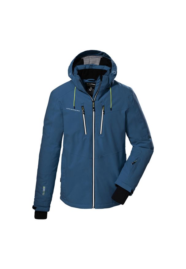 Kurtka męska Killtec KSW 44 MN SKI JCKT. Kolor: wielokolorowy, niebieski, szary. Sezon: zima. Sport: narciarstwo