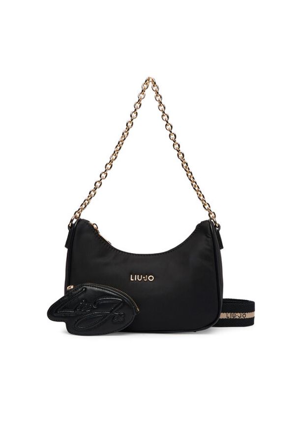 Liu Jo Torebka AA6180 T382A Czarny. Kolor: czarny. Materiał: skórzane