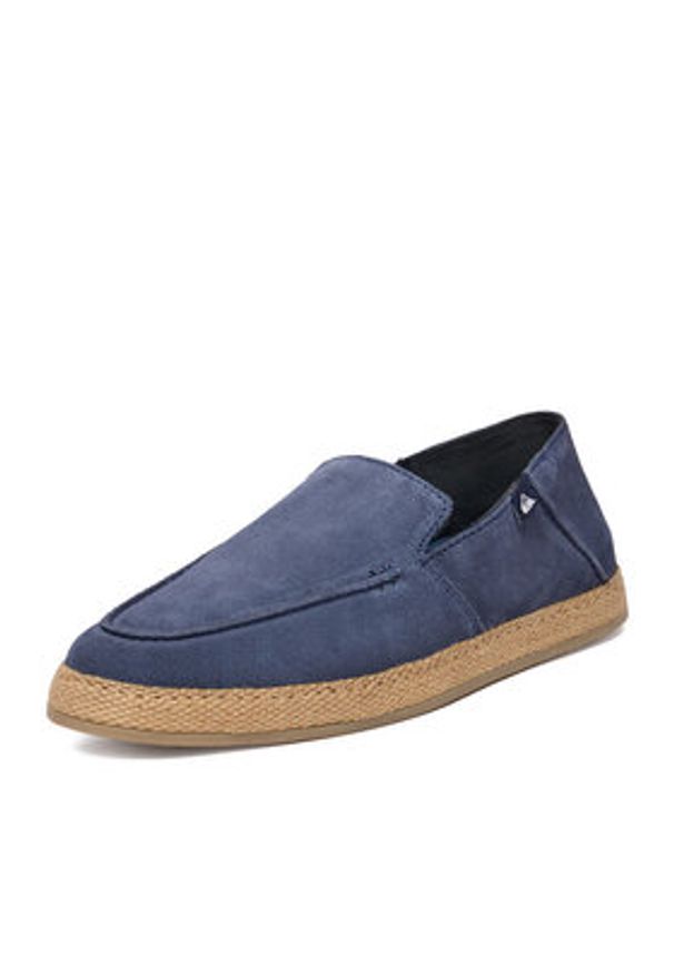 Quiksilver Espadryle CEO-ESPRINT-04 MI08 Granatowy. Kolor: niebieski. Materiał: skóra, zamsz