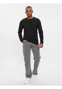 Calvin Klein Longsleeve K10K112725 Czarny Slim Fit. Kolor: czarny. Materiał: bawełna. Długość rękawa: długi rękaw #4